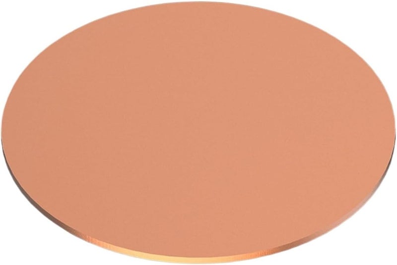 Pure Copper Round Plate Sheet 6 mm Thick Plate, Disc Diameter 60-85 Suitable for Craft Projects, and Home Improvement(6x85 mm) - Image 1