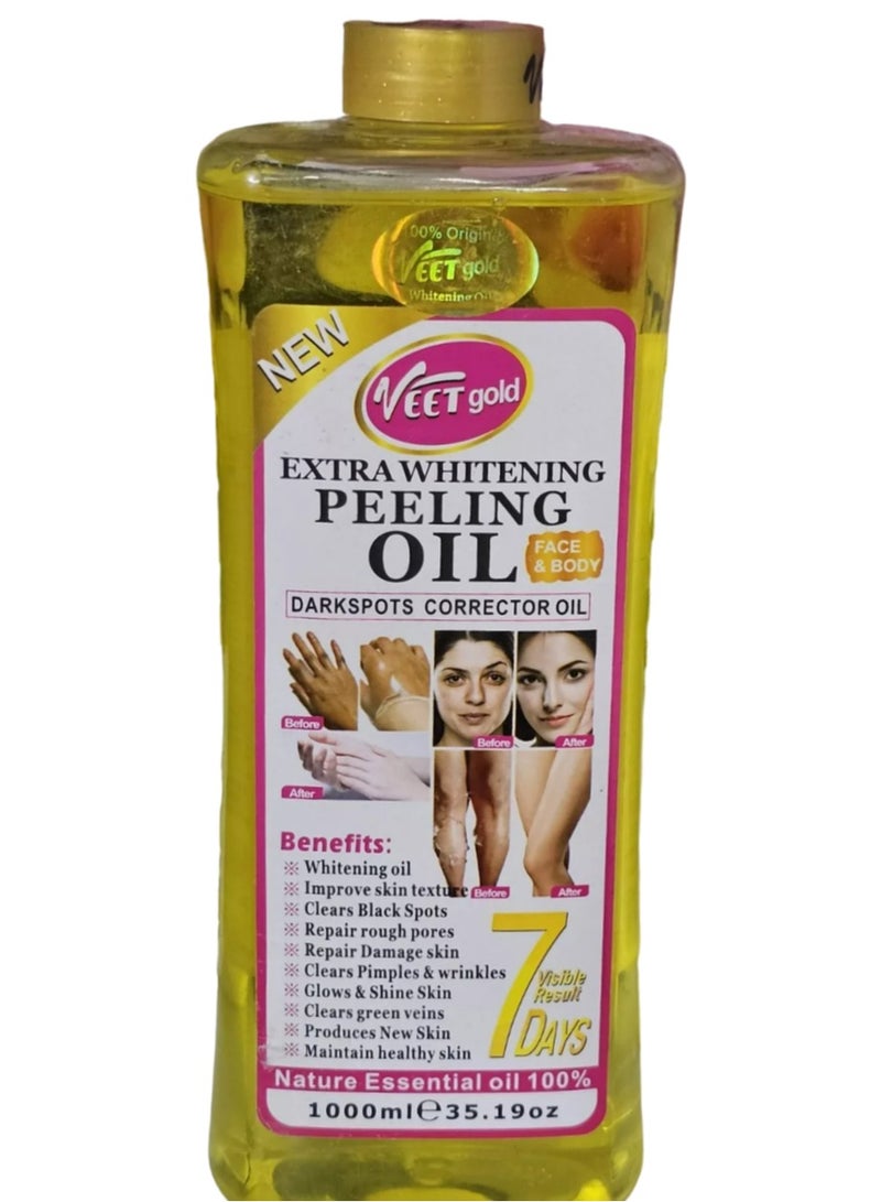 فيت جولد زيت تقشير وتبييض إضافي 1000 مل