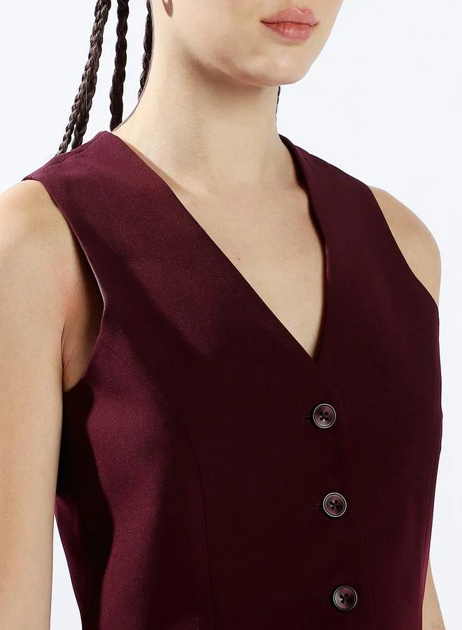 HIGH STAR U-Neck Sleeveless Waistcoat With Trouser Co ord set
