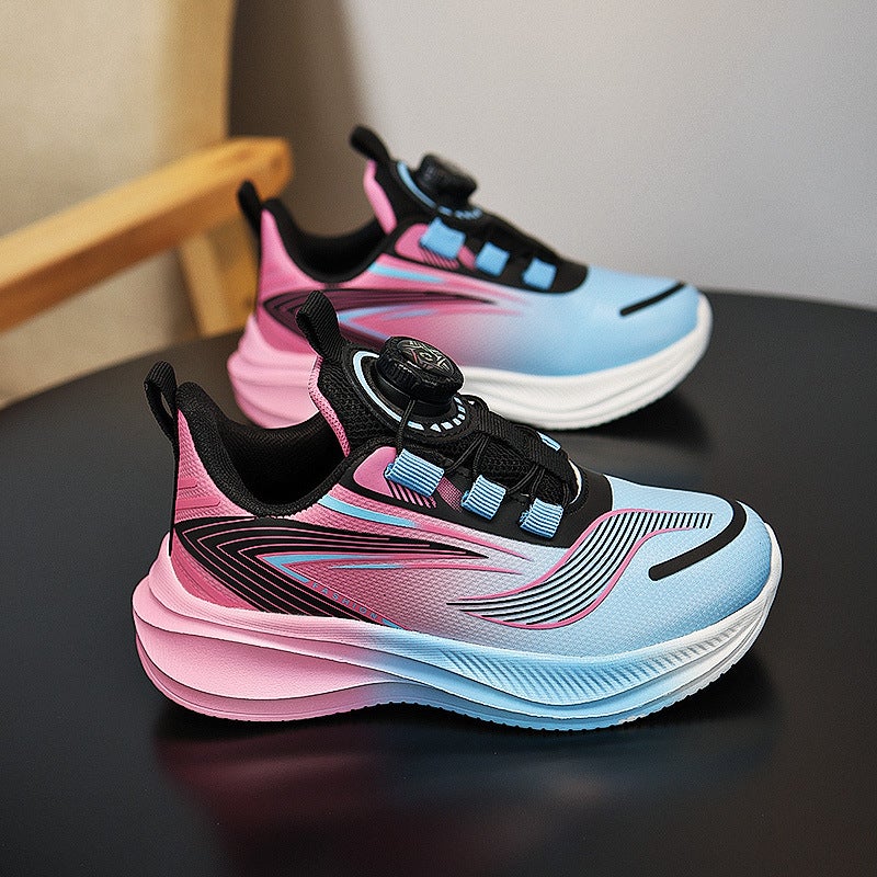 Mesh Sneakers Lightweight Flexible Sole Walking Shoes For Kids Indoor And Outdoor Activities - Image 1