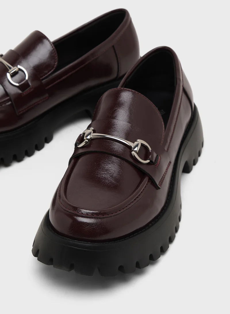 CALL IT SPRING bordo Cluelesss Loafers for Women | Best Price UAE