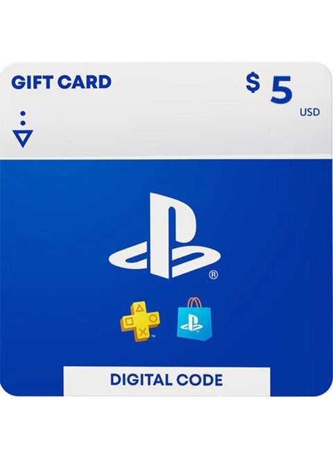 PlayStation Store DIgital Code Gift Card  5 USD
