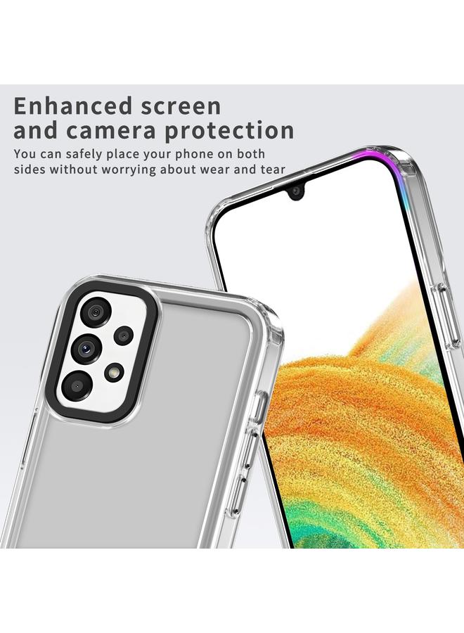 اس-توب جراب لهاتف Samsung Galaxy A33 5G مصنوع من مادة الأكريليك الشفافة + TPU المقاوم للصدمات - Image 3