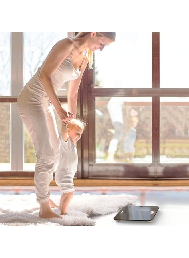 RENPHO Digital Bathroom Scale, Highly Accurate Body Weight Scale with Round Corner Design, Lighted LED Display, 400 lb, Black - Image 5