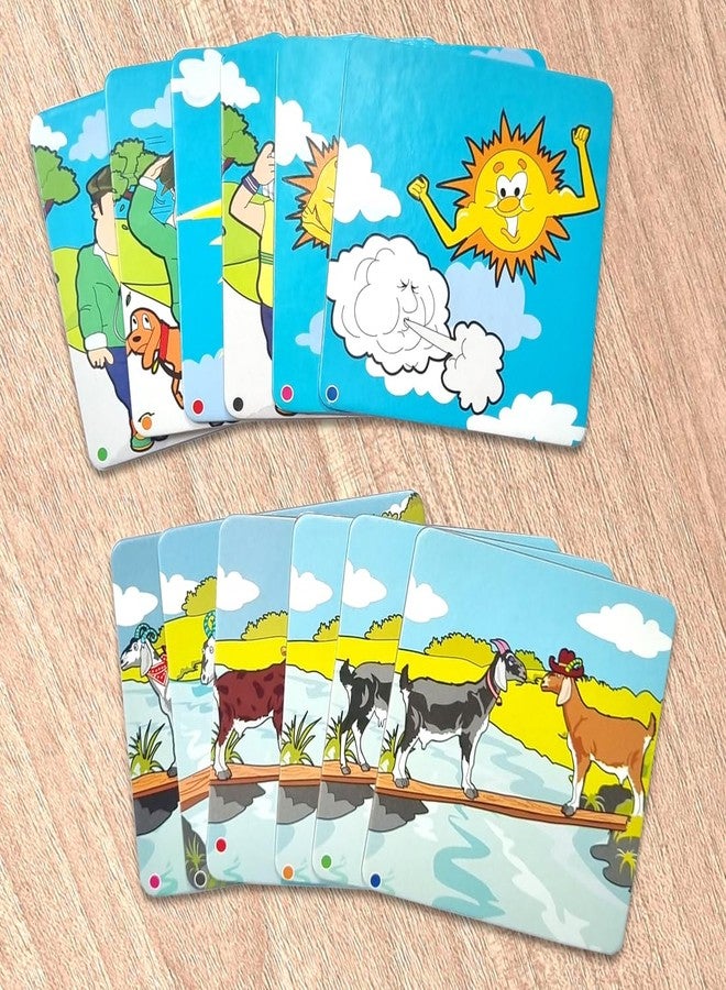 Clever Cubes Fable Fun 2. Story Sequencing Educational Games. Activity Games. Perfect for Kids 3 to 6 Years. Birthday Return Gifts. Boardgames for Kids - Image 3