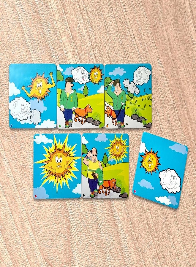 Clever Cubes Fable Fun 2. Story Sequencing Educational Games. Activity Games. Perfect for Kids 3 to 6 Years. Birthday Return Gifts. Boardgames for Kids - Image 4