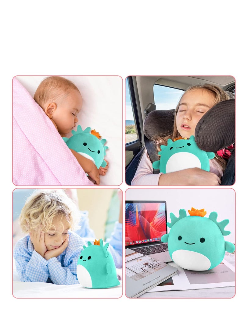 Adorable 20CM Axolotl Plush Doll Soft Collectible Stuffed Animal Suitable Gift for Kids Birthday Blue Plush Pillow - Image 2