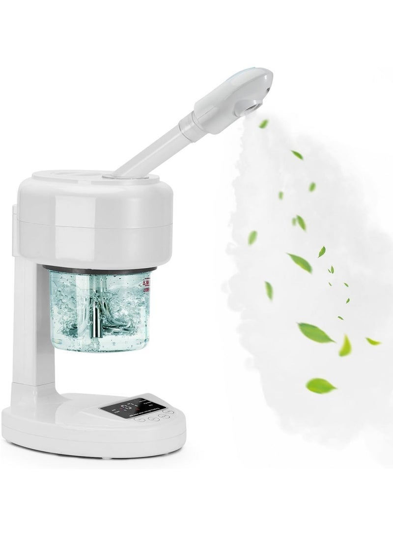 general Facial Steamer Nano Ionic Face Steamer with Extendable Arm Portable Facial Steamer 360° Rotating Nozzle Esthetician Vaporizer for Personal Care at Home or Salon - Image 1