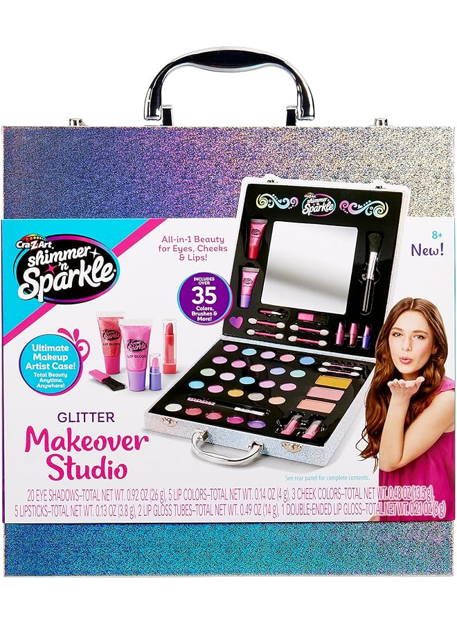 Cra-Z-Art Shimmer And Sparkle Glitter Makeover Studio - Image 1