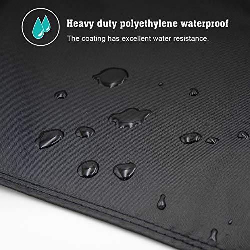 Esinkin 30-Inch Electric Smoker Cover for Masterbuilt Electric Smoker, Dust UV Durable Waterproof and Conveninet, Black - Image 4