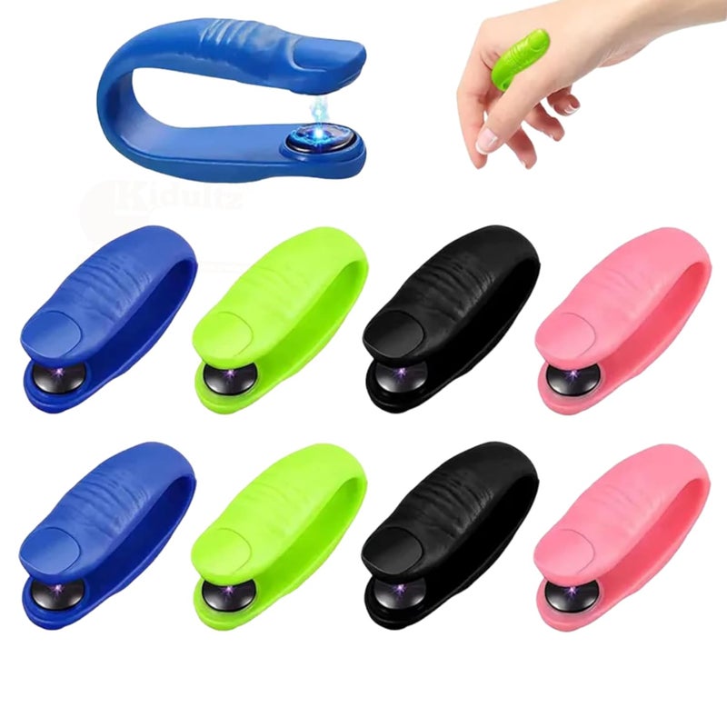 Kidultz (Pack of 2) Magnetic Acupressure Point Clip – Hand Stress Relief & Diabetes Management - Wearable Thumb Massager for Blood Sugar Control(Assorted Colour) - Image 1