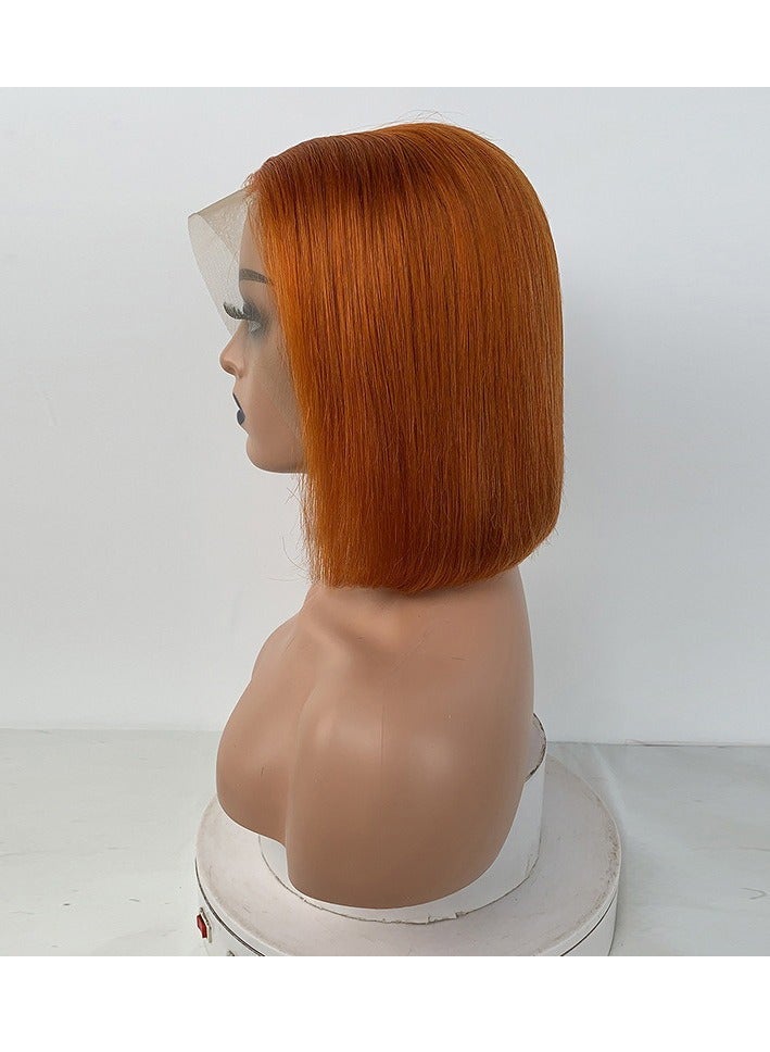 إستيل شعر مستعار قصير بوب شعر بشري 13x4 باروكة دانتيل أمامي للنساء ذوات البشرة السمراء باروكات بدون صمغ شعر بشري لون مقطوع مسبقًا رقم 6 - Image 2