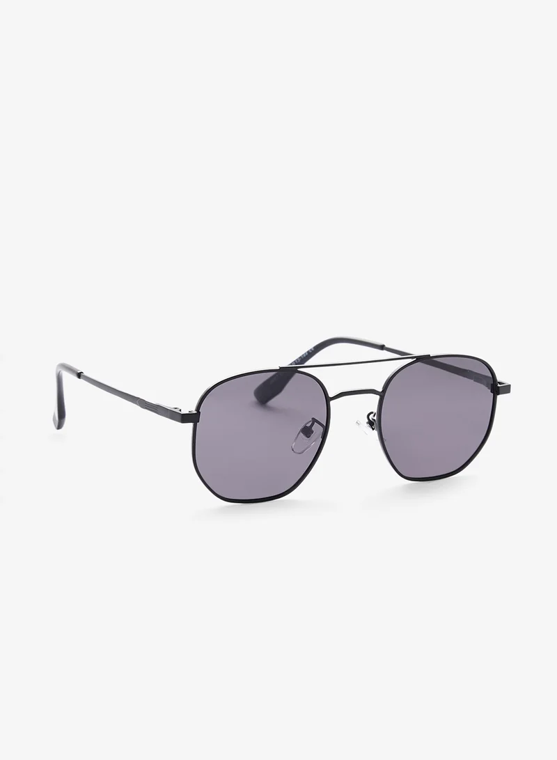 Robert Wood Polarized Lens Square Aviator Sunglasses