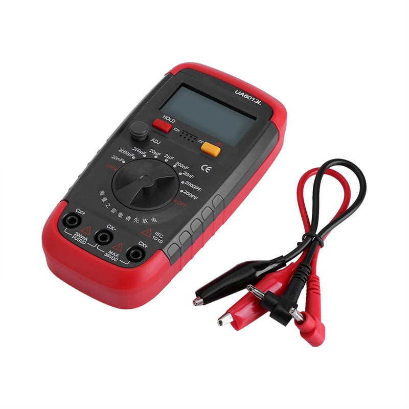Digital Multimeter Capacitance Meter 6013L LCD Display Battery Powered Capacitor Tester - Image 2