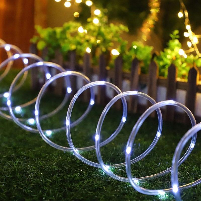 أضواء أنبوب LED الشمسية الخيالية 300 لون متعدد IP44 ديكور خارجي للباحة - Image 2