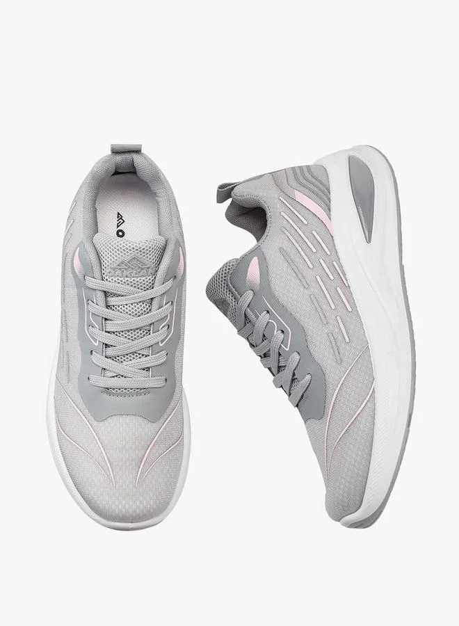 Oaklan by Shoexpress GREY Lace-Up Sports Shoes With Pull Tab for Women | Best Price UAE