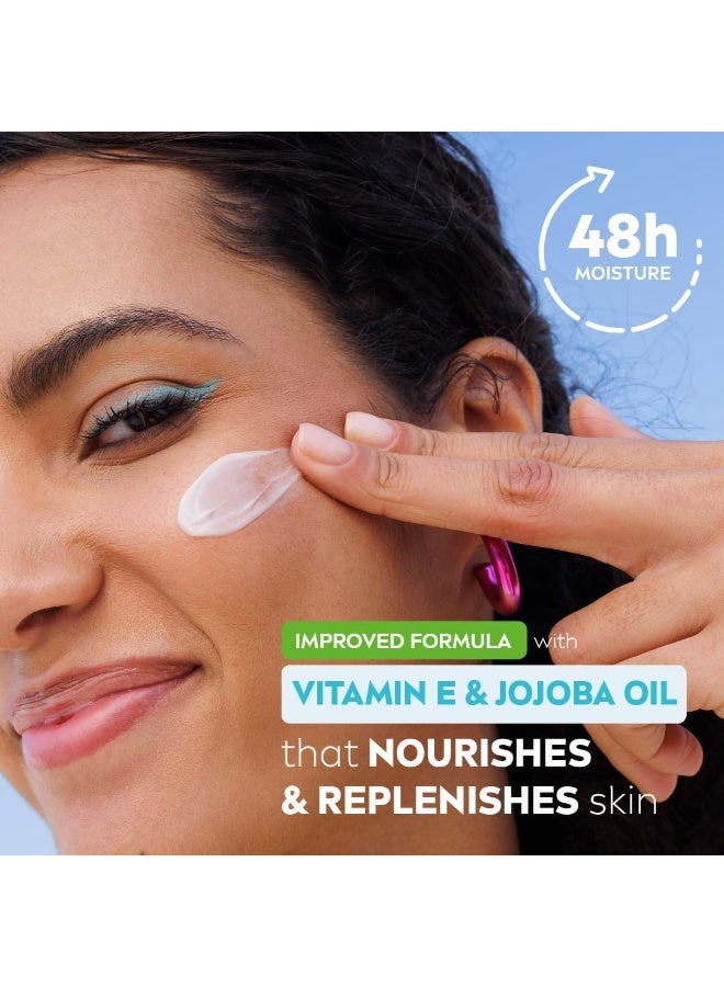 Nivea Two Pieces of Moisturising Cream, Soft Refreshing for Face, Body And Hands With Vitamin E& Jojoba Oil 75 ml - Image 4