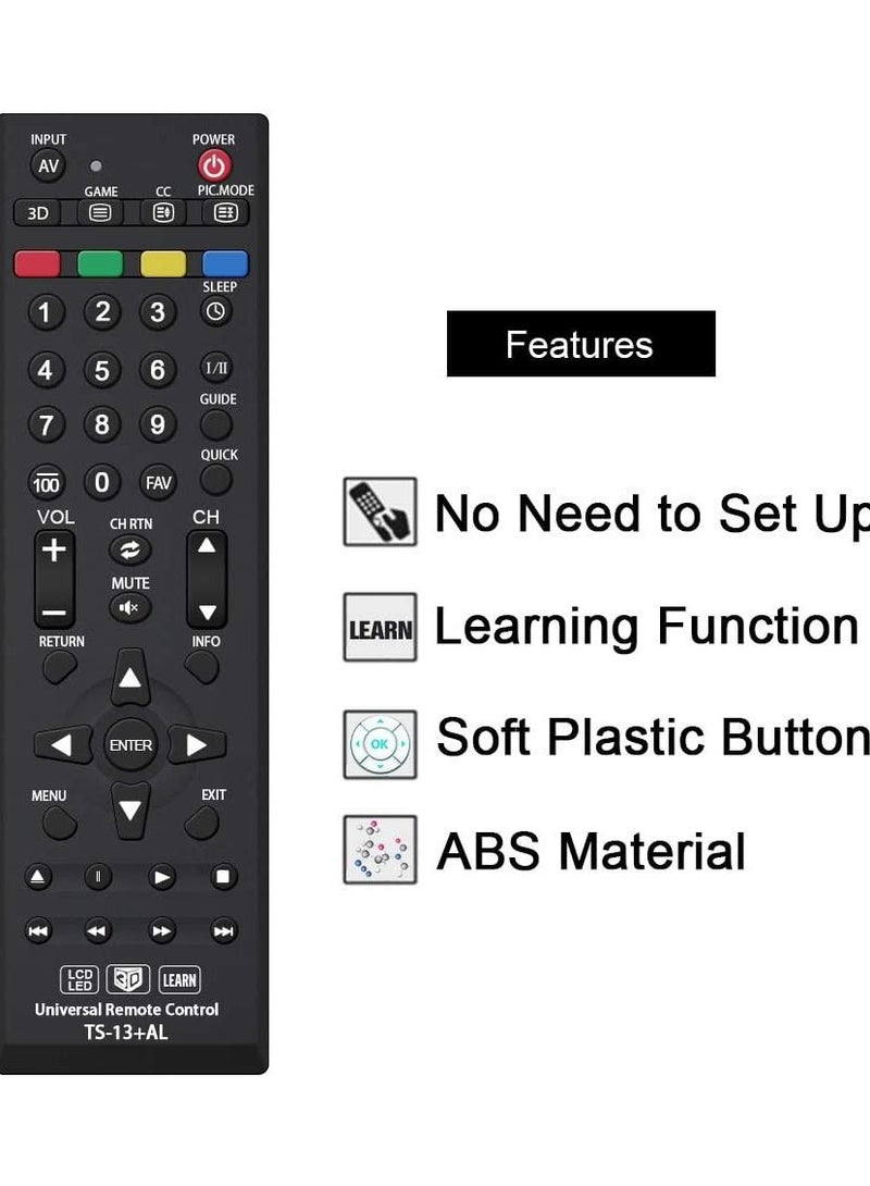 جهاز تحكم عن بعد عالمي TS-13 بديل متوافق لتلفزيون توشيبا/HDTV/LCD/LED، CT-90325 CT-90326 CT-90329 CT-8037 CT-90302 CT-90275 CT-90 CT-90366 - Image 4