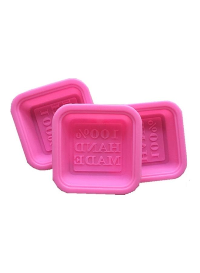 نيبمينينت قالب لصناعة الصابون يدوياً أو الكيك والحلوى والشوكولاتة وردي 7x7x2سم - Image 4