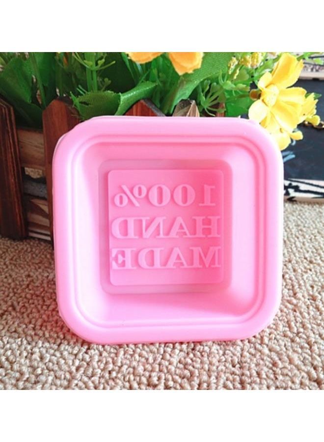 نيبمينينت قالب لصناعة الصابون يدوياً أو الكيك والحلوى والشوكولاتة وردي 7x7x2سم - Image 2