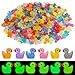 JYXT 250 Pcs Mini Resin Ducks Glow in The Dark Tiny Animals Figures to Hide Luminous Miniature Plastic Duck for Fish Tank Aquarium Fairy Garden Dollhouse Micro Landscape Birthday Parties Decor - Image 2