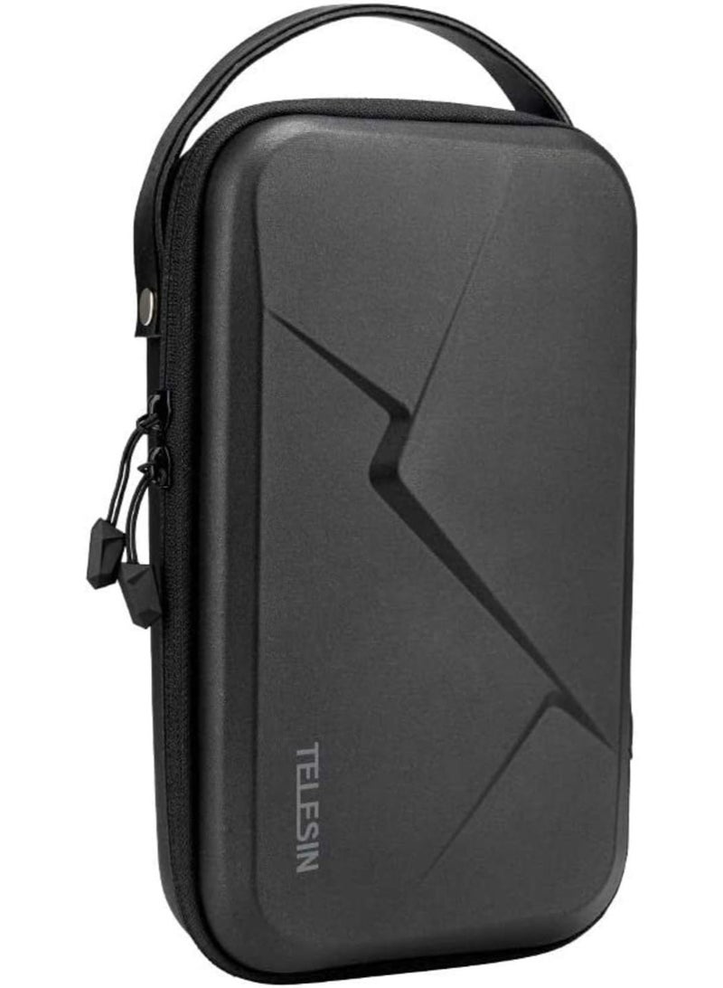 TELESIN Carry Case Waterproof Hard Carrying Bag for GoPro Max Hero 13 12 11 10 9 Insta360 X5/X4/X3 Ace Pro 2 Go Ultra DJI Osmo Action 6/5pro/4/Pocket 3/Nano EDC Tech Pouch Camera Accessories - Image 1