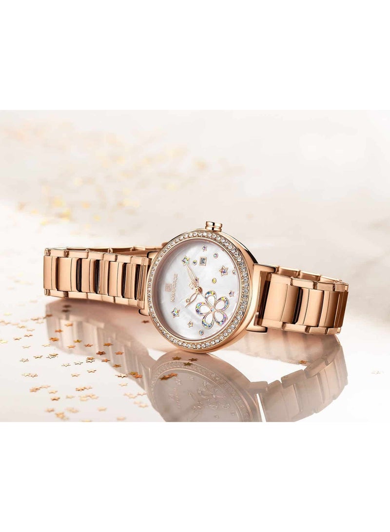 Naviforce Watch For Women NF5016-RG-W - Image 5