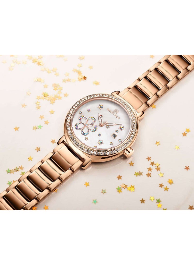 Naviforce Watch For Women NF5016-RG-W - Image 4