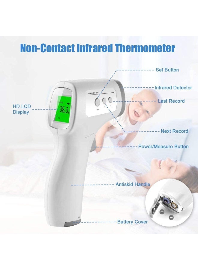 Digital Infrared Forehead Thermometer – Non-Contact, LCD Display, Three-Color Alert, Suitable for Adults and Babies - Image 3