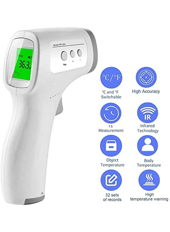 Digital Infrared Forehead Thermometer – Non-Contact, LCD Display, Three-Color Alert, Suitable for Adults and Babies - Image 2