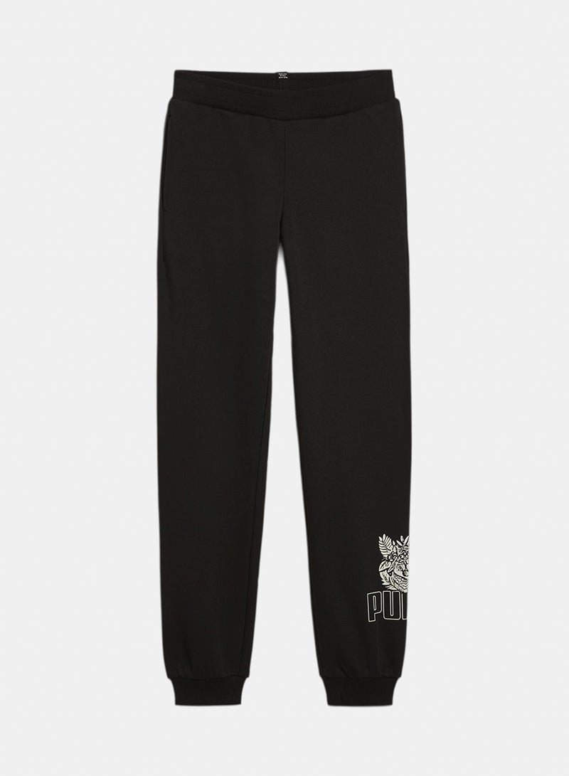 PUMA ESS+ TROPICAT Sweatpants FL G - Image 1