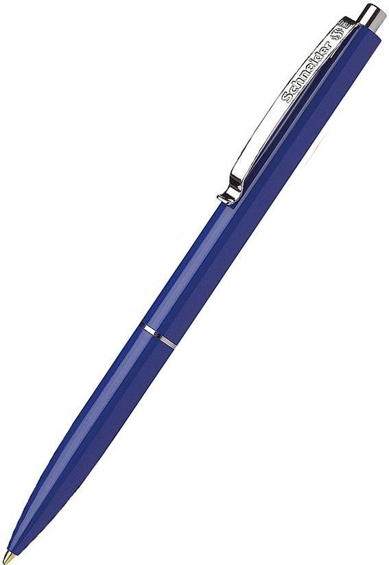 Artlantis Push-On Ballpoint Pen Blue Ink 1 Piece with Metal Clip 1.00 mm Schneider Top Push-On Ballpoint Pen