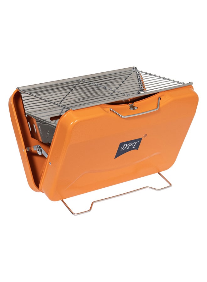 DPT Portable grill Outdoor grill Orang Size 43.5*29*28 Cm - Image 1