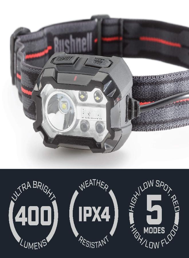 Bushnell Pro Rechargeable 400L Multi-Color Headlamp - Image 4