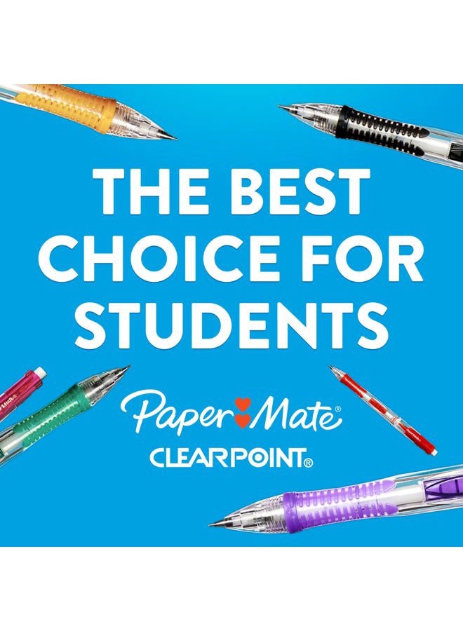 Paper Mate Clearpoint Mechanical Pencils 0.7mm, HB #2 Pencil Set, Art Supplies, Teacher Supplies, Sketching Pencils, Drafting Pencils, College School Supplies, Blue Barrels, 12 Count - Image 2