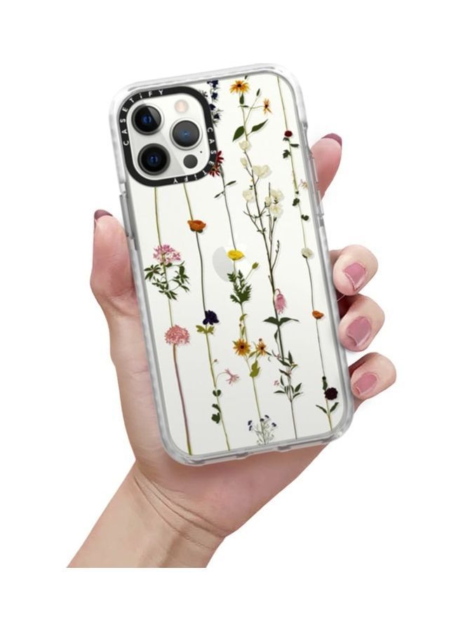 نيبمينينت غطاء حماية لهاتف أبل آيفون 12/12 برو نقشة زهور - Image 3