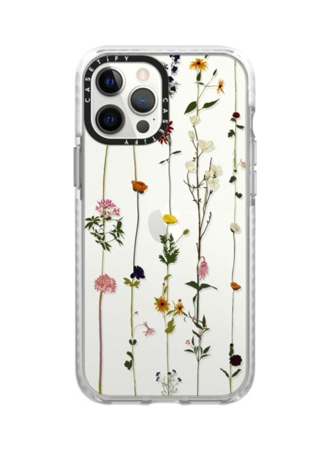 نيبمينينت غطاء حماية لهاتف أبل آيفون 12/12 برو نقشة زهور - Image 1