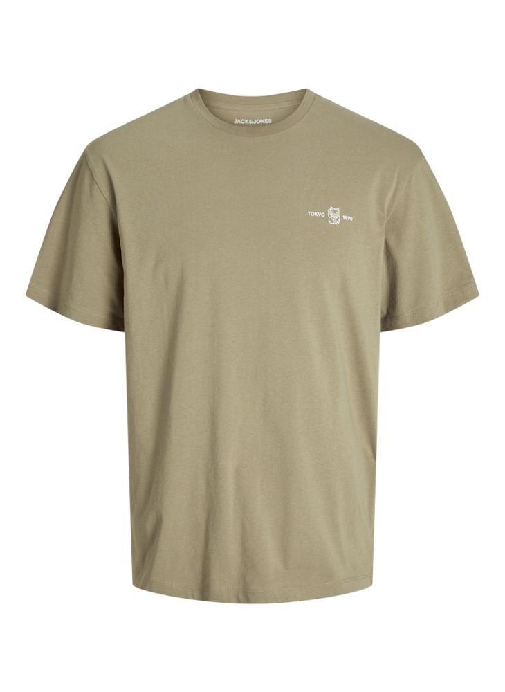 JACK & JONES Jjjayce Chest Print Crew Neck T-Shirt  - Image 5