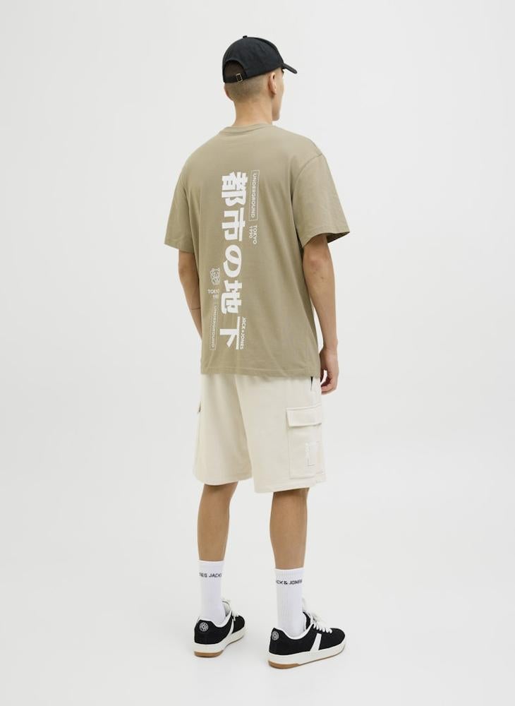 JACK & JONES Jjjayce Chest Print Crew Neck T-Shirt  - Image 2