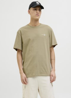 JACK & JONES Jjjayce Chest Print Crew Neck T-Shirt  - Image 1