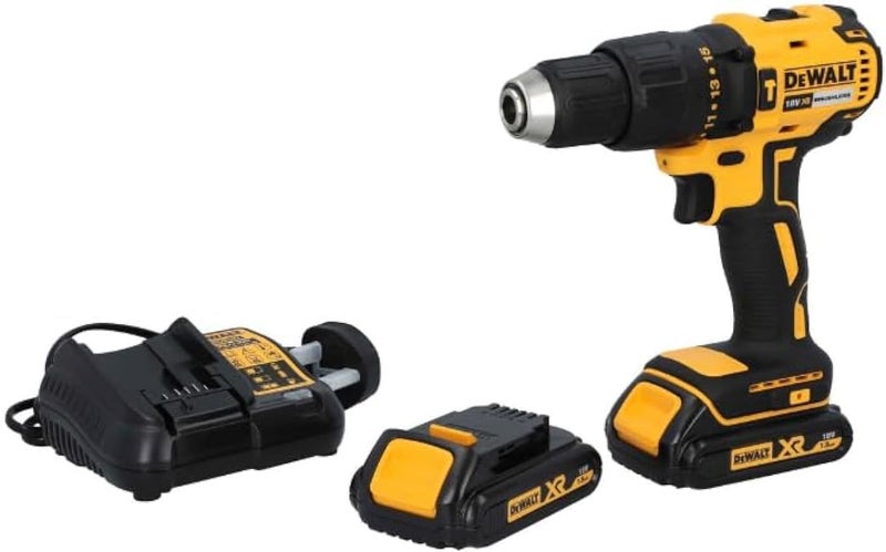 ديوالت مثقاب مطرقة بدون فرشاة، أصفر/أسود، DCD778S2Bit-Gb