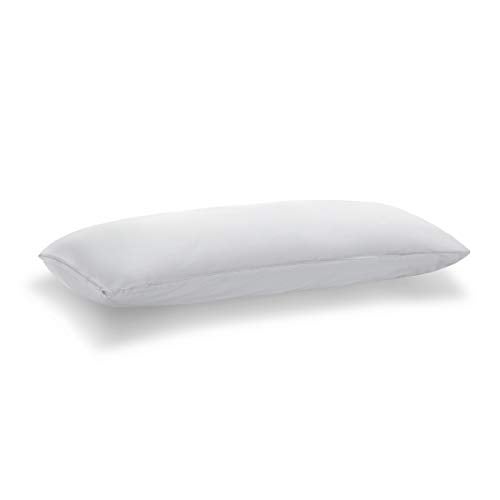 Levinsohn Fresh Ideas Body Pillow Cover 100% Soft Cotton 20 x 54 Inch, White - Image 3