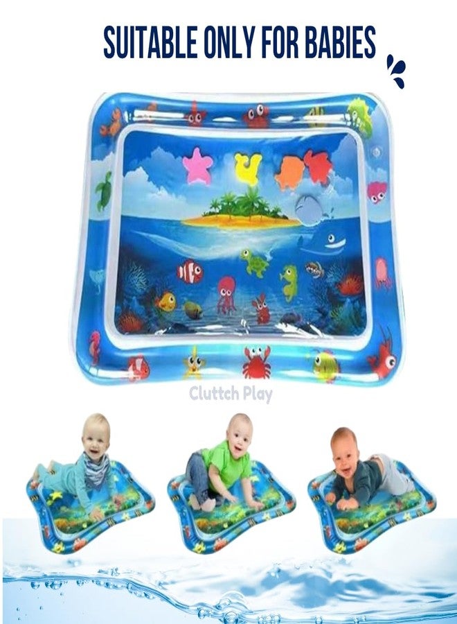 Cluttch Play Kids Water Play Mat Toys Inflatable Tummy Time Leakproof Water Play Mat and Toddlers Perfect Fun Activity Inflatable Indoor and Outdoor - Image 2