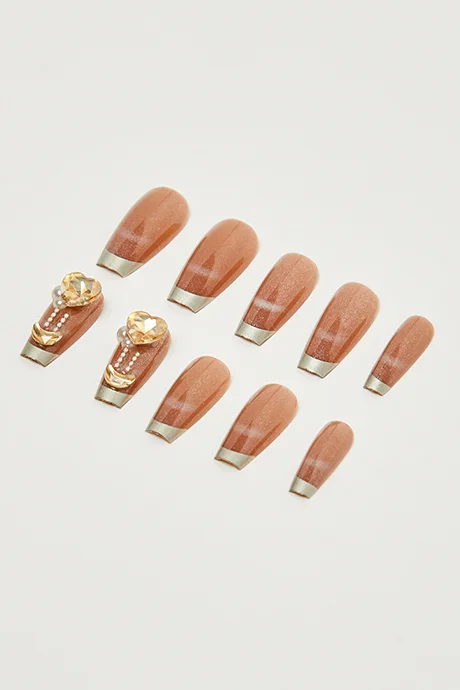 أر أند بي Wearable Stick-On Nails Set