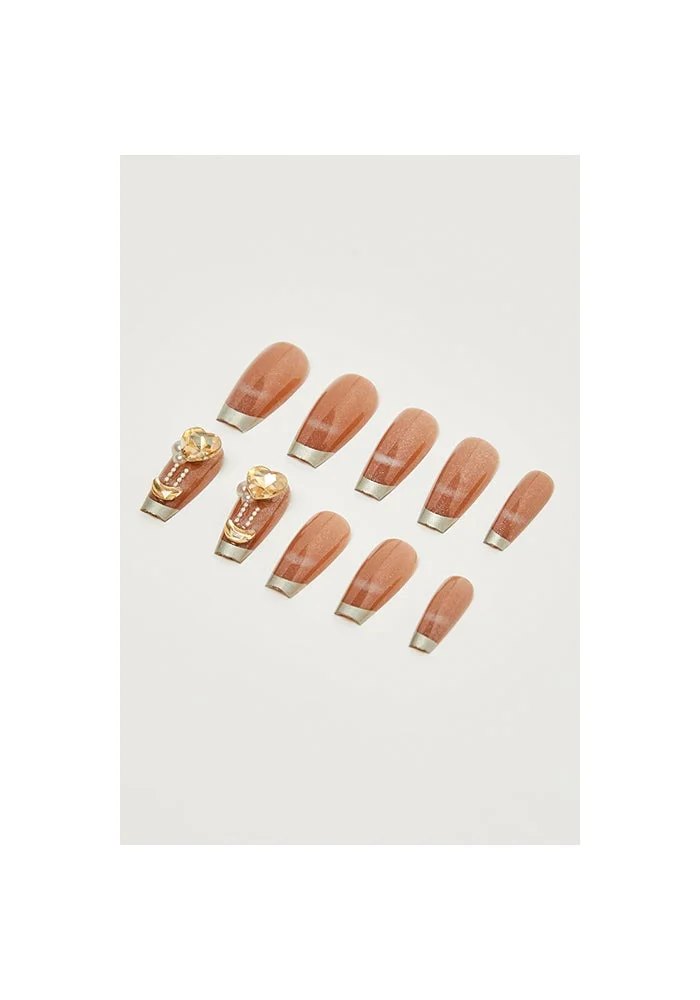 R&b Wearable Stick-On Nails Set