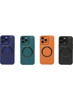 Supertrend iPhone 12 Pro Max Megsafe Leather Phone Case Green  - Image 2