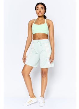 adidas Originals Women Sportswear Fit Outdoor Shorts, Mint Green  - Image 4