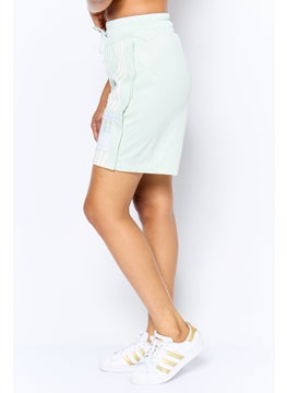 adidas Originals Women Sportswear Fit Outdoor Shorts, Mint Green  - Image 3
