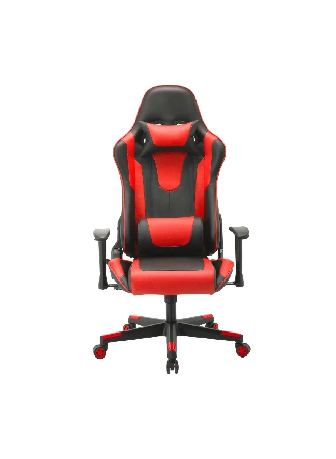 Micasa High Back Ergonomic Gaming Chair with Wheels Red and Black 84 x 29 x 65 cm DJ-0027E-RED