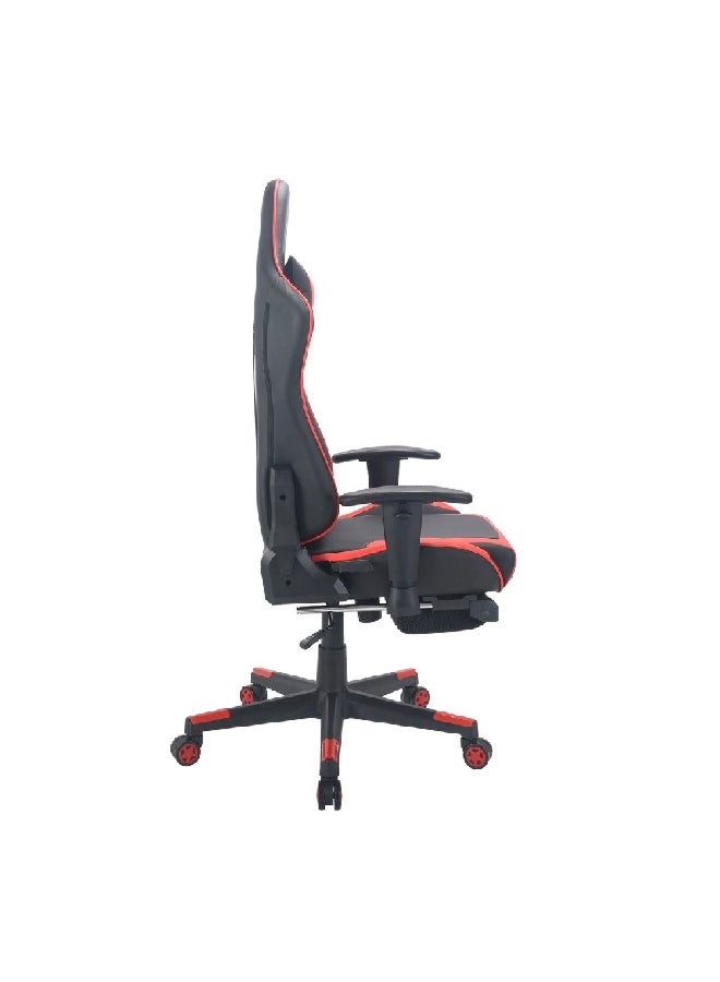 Micasa High Back Ergonomic Gaming Chair with Wheels Red and Black 84 x 29 x 65 cm DJ-0027E-RED - Image 3